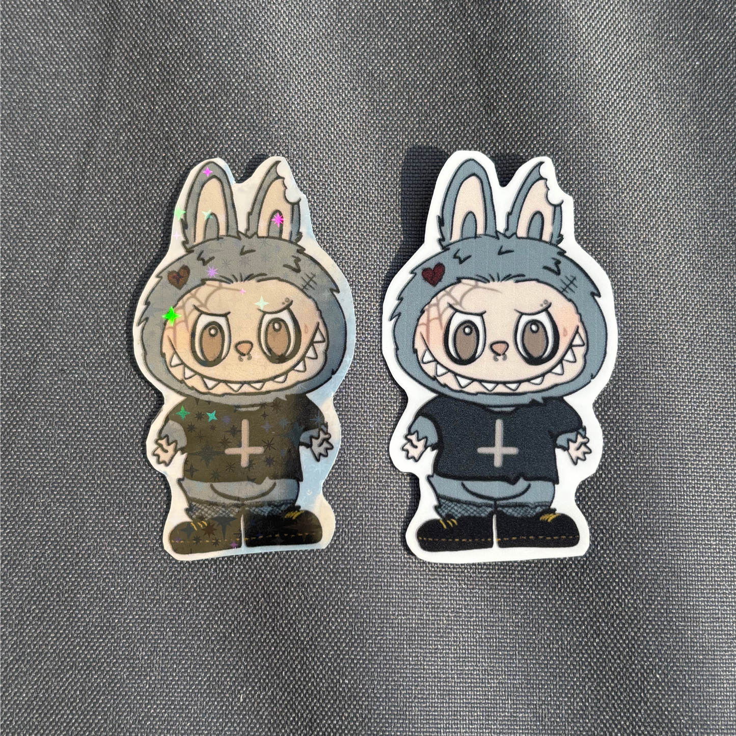 Gothic Labubu Vinyl Sticker