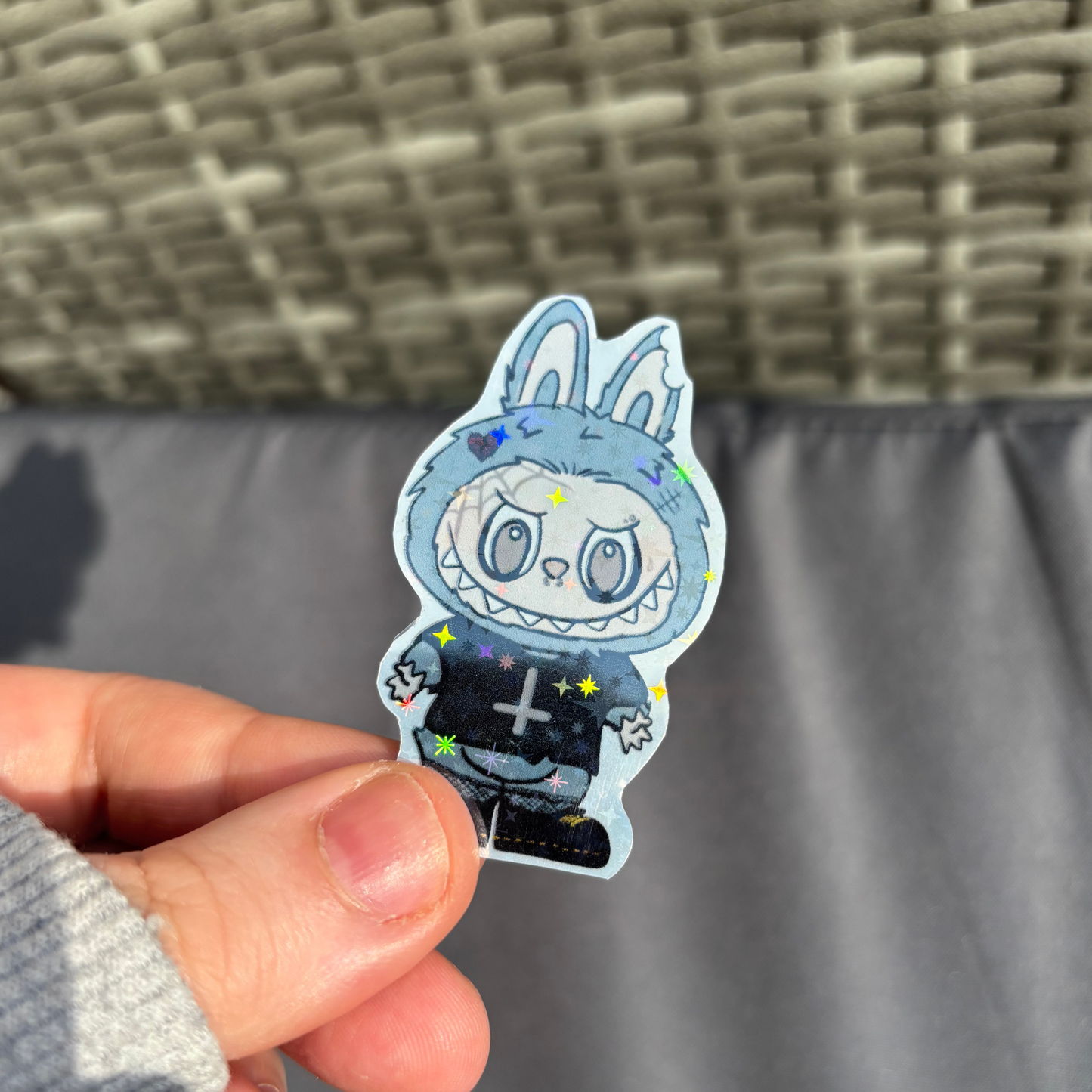 Gothic Labubu Vinyl Sticker