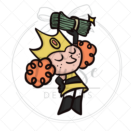 Princess Morbucks -Powerpuff Girls Series - Vinyl Sticker
