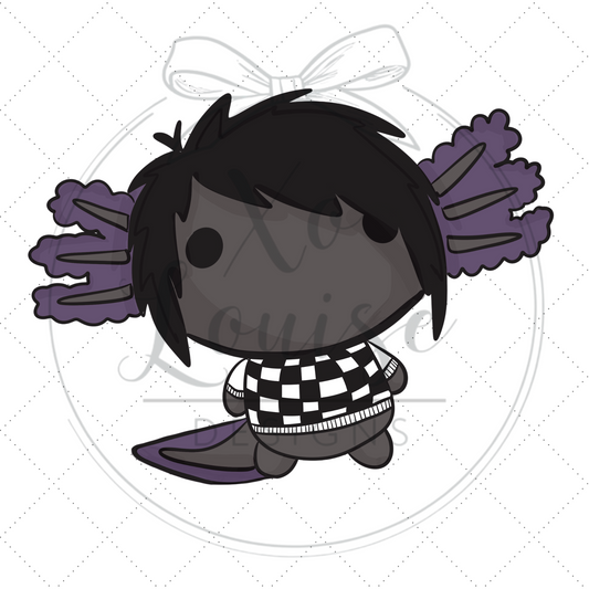 Emolotl - Emo Axolotl Vinyl Sticker